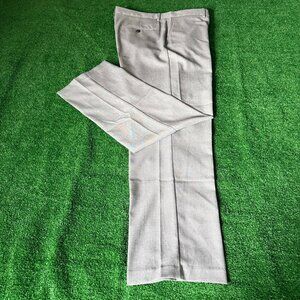 Kenneth Cole Reaction Classic Flat Front Straight Leg Grey Dress Pants Size 38